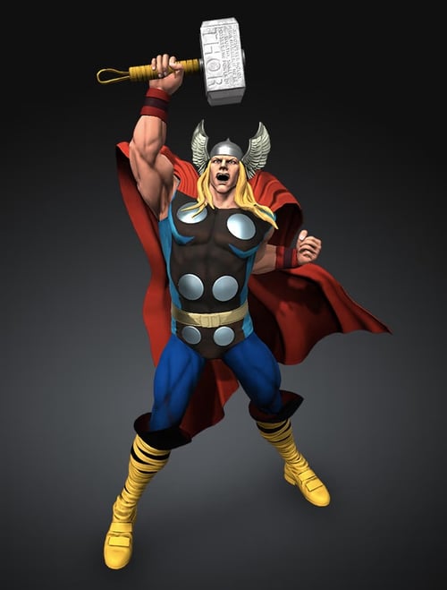 Thor God of Thunder 3D Model | Assembly